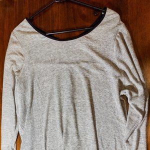 Layne Bryant Zipper Back Long Sleeve Shirt